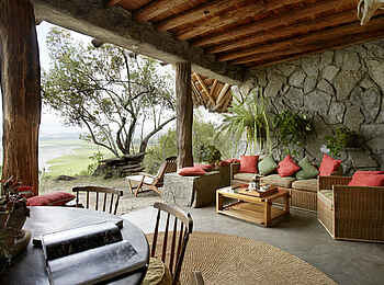 Loldia House: Die Veranda eines Cottages Loldia House: Die Veranda eines Cottages