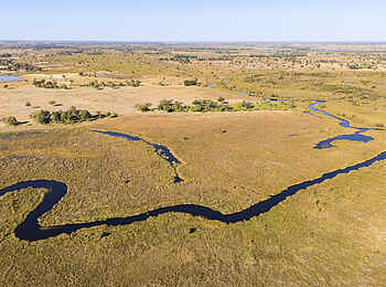 Monachira Camp: Wasserwege im Okavango-Delta Monachira Camp: Wasserwege im Okavango-Delta