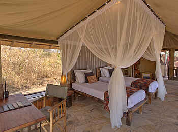 Oliver's Camp: Double Tent Twin Betten