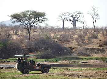 Ruaha River Lodge: Game Drive am Ruaha Ruaha River Lodge: Game Drive am Ruaha