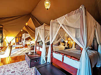 Sand River Masai Mara Camp: Schlafzimmer Sand River Masai Mara Camp: Schlafzimmer