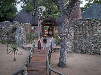 Tintswalo Safari Lodge: Der Eingang zur Lodge