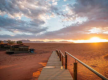 Wolwedans Desert Lodge: Sonnenuntergang Wolwedans Desert Lodge: Sonnenuntergang