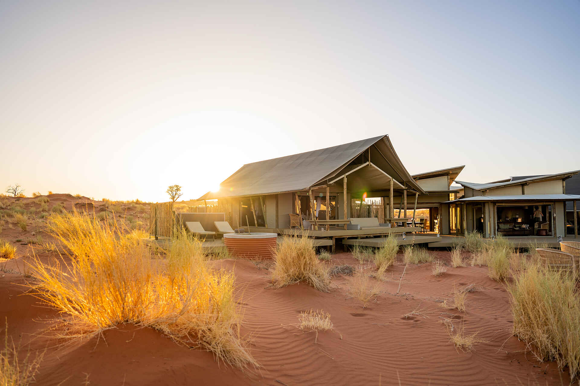 Wolwedans Dune Camp: Ansicht Family Suite