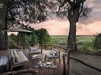 Linyanti Ebony: Private Veranda Linyanti Ebony: Private Veranda