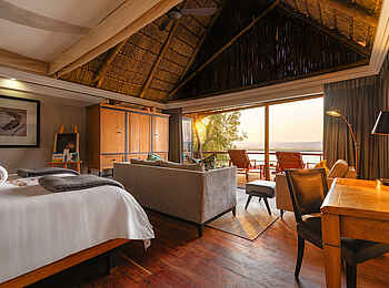 Chobe Water Villas: Innenraum