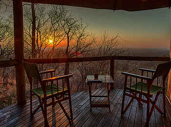 Ghoha Hills Savuti Lodge: Luxury Standard Tent Veranda
