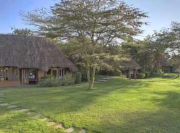 Kifaru House: Blick auf die Cottages Kifaru House: Blick auf die Cottages