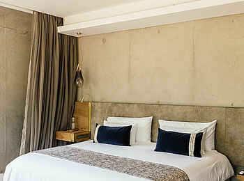 Cheetah Plains Mvula House: Doppelbett in einer Suite Cheetah Plains Mvula House: Doppelbett in einer Suite