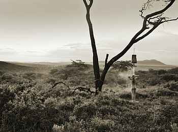 Cottar's 1920s Safari Camp: Outdoor Shower in der Savanne