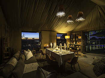 Linkwasha Camp: Im Hauptzelt