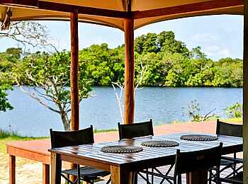 Loango Savannah Camp: Essbereich