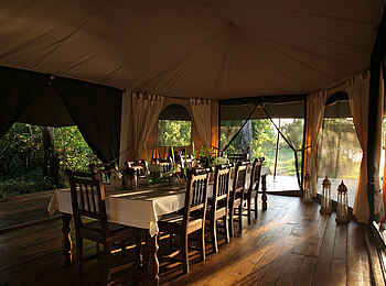 Ngare Serian Camp: Speisesaal