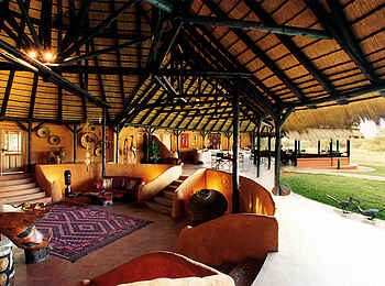 Okonjima Bush Camp: Rezeptionsbereich