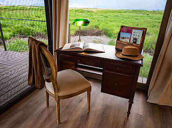 Soroi Amboseli Camp: Schreibtisch