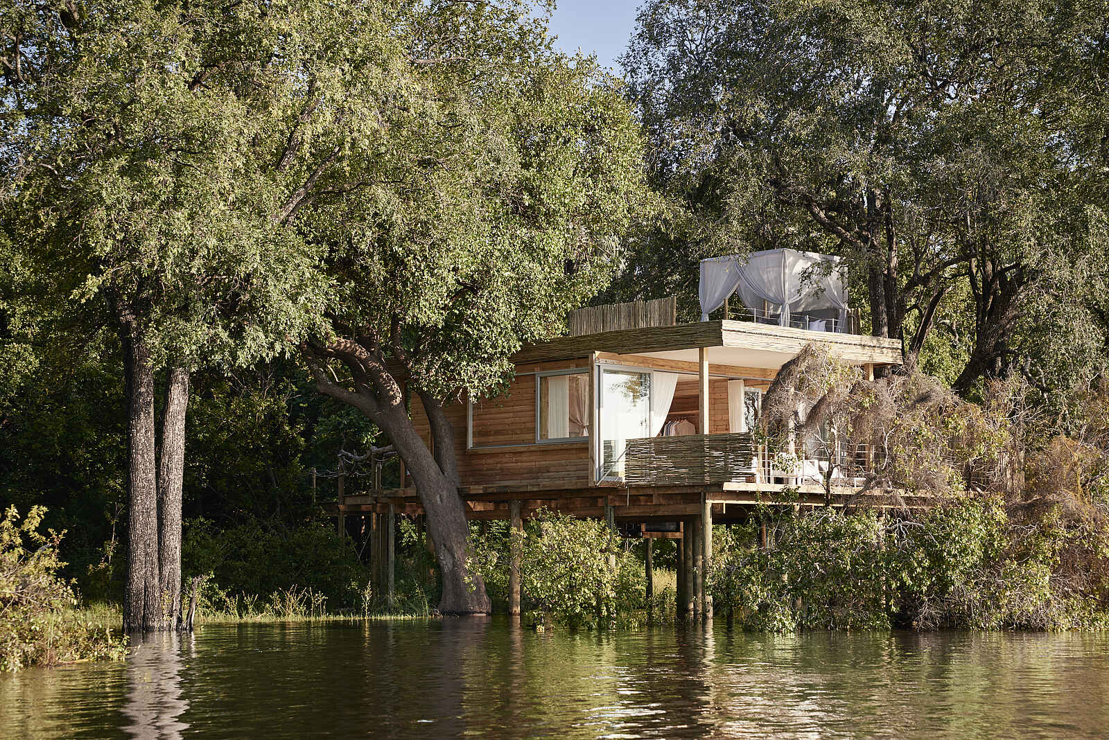Victoria Falls River Lodge - Island Treehouse Suites: Das Starbed Treehouse Victoria Falls River Lodge - Island Treehouse Suites: Das Starbed Treehouse