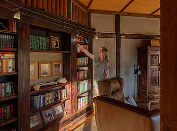 Wolwedans Desert Lodge: Bibliothek Wolwedans Desert Lodge: Bibliothek
