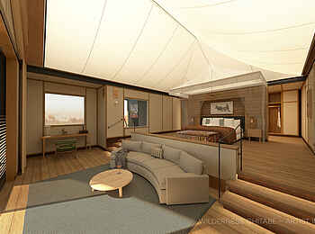 Chitabe Camp: Eine Gästesuite