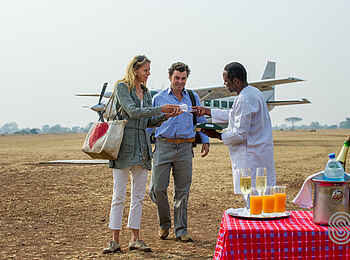 Kirawira Serena Camp: Am Airstrip