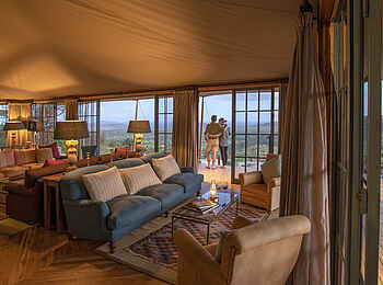 Loisaba Lodo Springs: Gemütliche Lounge