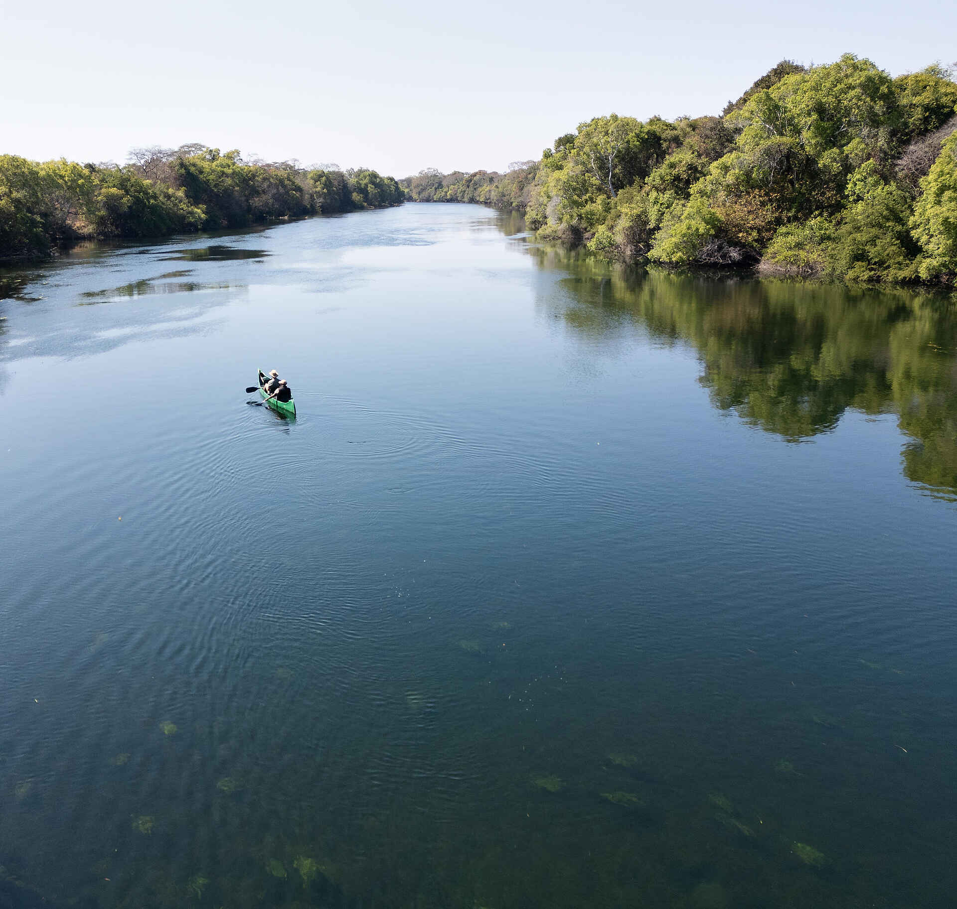 Lolelunga Private Reserve Lodge: Auf dem Fluss