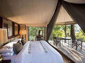 Nxabega Okavango Tented Camp: Doppelbett