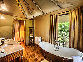 Sand River Masai Mara Camp: Badezimmer Sand River Masai Mara Camp: Badezimmer