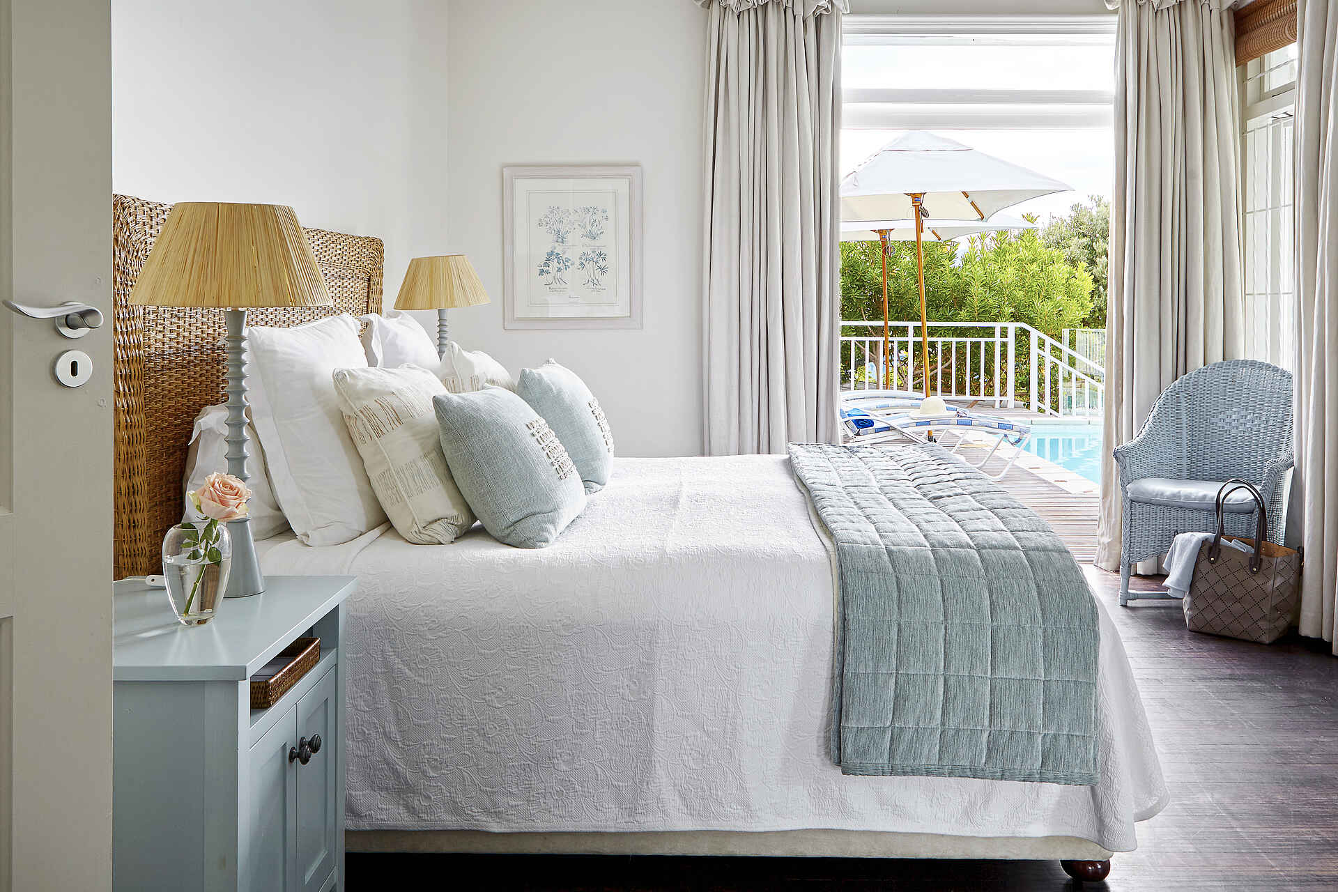 garden route, gardenroute, plettenberg bay, relais & chateaux, südafrika, the plettenberg, westkap, lookout villa, schlafzimmer, swimmingpool, afrikarma, afrikarma safaris, afrikarma safaris - wildnis. hautnah., afrikarma.de