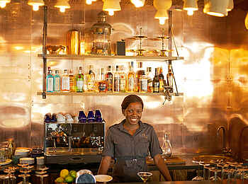 Thorntree River Lodge: An der Bar Thorntree River Lodge: An der Bar