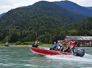 Tweedsmuir Park Lodge: Bootstour
