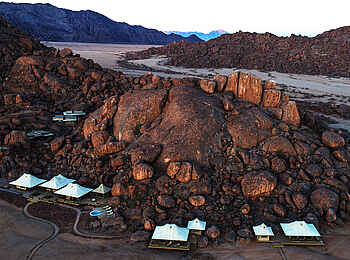 Wolwedans Boulders Camp: Ansicht von oben