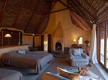Borana Lodge: Das zweite Schlafzimmer im Cottage 7 & 8 Borana Lodge: Das zweite Schlafzimmer im Cottage 7 & 8