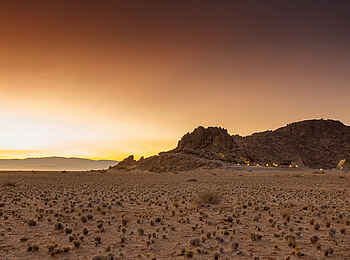 Desert Quiver Camp: Restlicht