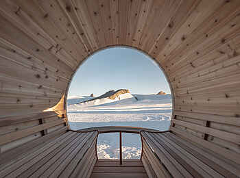 Echo Base Camp: In der Sauna