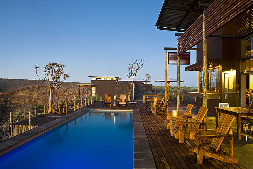 Fish River Lodge: Pool am Tag Fish River Lodge: Pool am Tag
