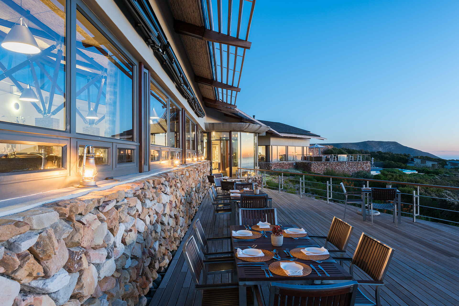 Grootbos Forest Lodge: Dinner im Freien
