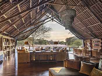 Laba Jongomero Camp: Lounge im Zentralbereich