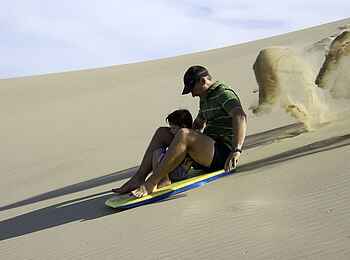 Rocktail Beach Camp: Sandboarding