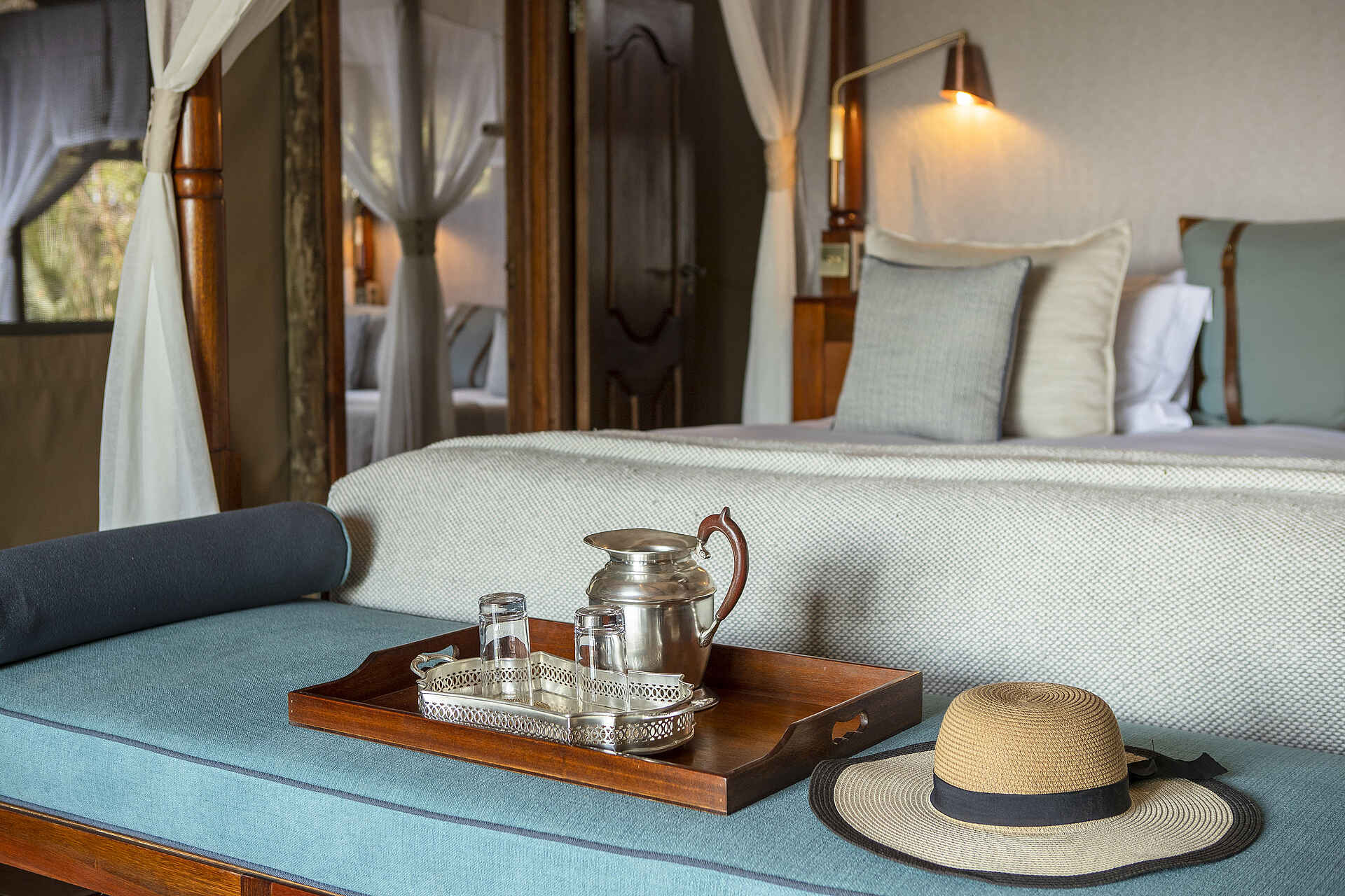 Shinde Camp: Family Tent Blick hinein