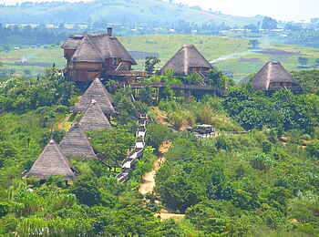 Kyaninga Lodge: Gesamtansicht Kyaninga Lodge: Gesamtansicht