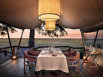 Linyanti Expeditions: Dinner Linyanti Expeditions: Dinner
