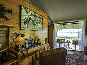 Kaskaz Mara Camp: Schreibtisch