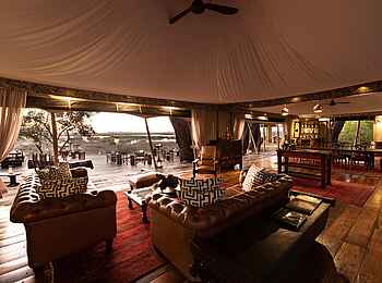 Zarafa Camp: In der Lounge