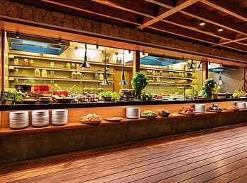 Zuri Zanzibar: Kochstation im Restaurant