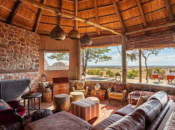 Deka Camp: Blick aus der Lounge Deka Camp: Blick aus der Lounge