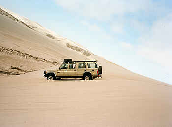 Shipwreck Lodge: Fahrt zur Düne Shipwreck Lodge: Fahrt zur Düne