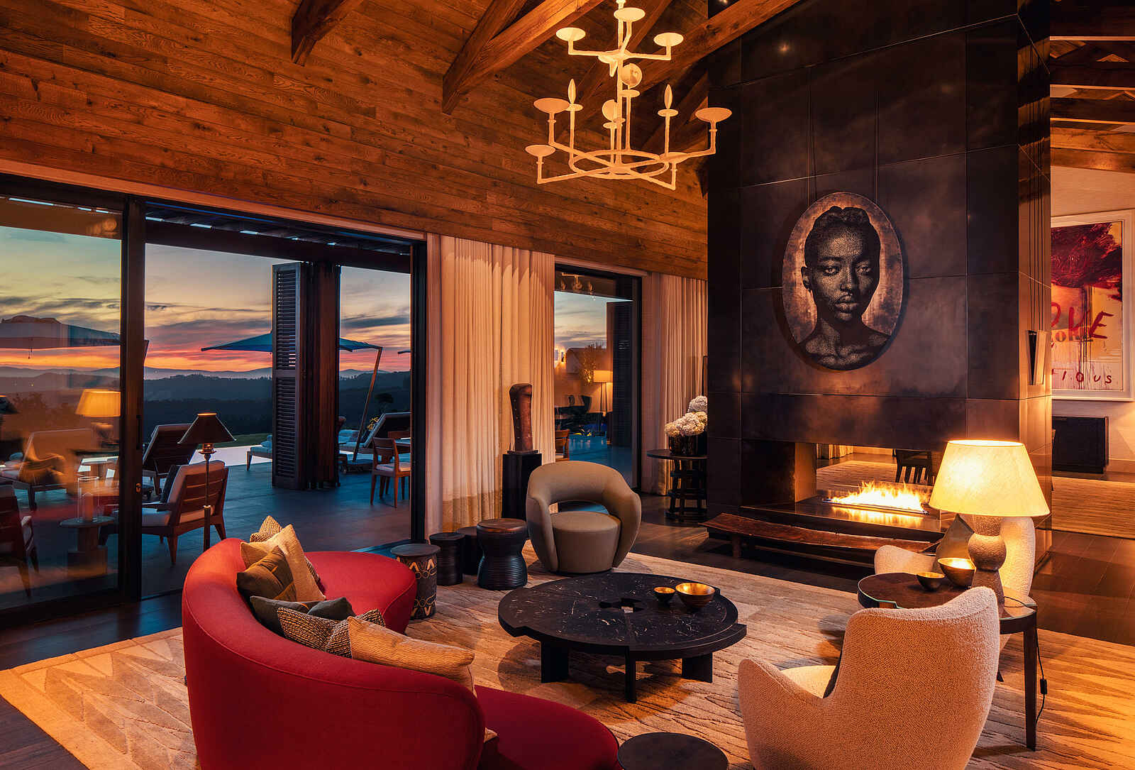 Delaire Graff Estate: Das Wohnzimmer der Villa Delaire Graff Estate: Das Wohnzimmer der Villa