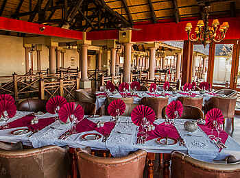 Epacha Game Lodge and Spa: Das Restaurant