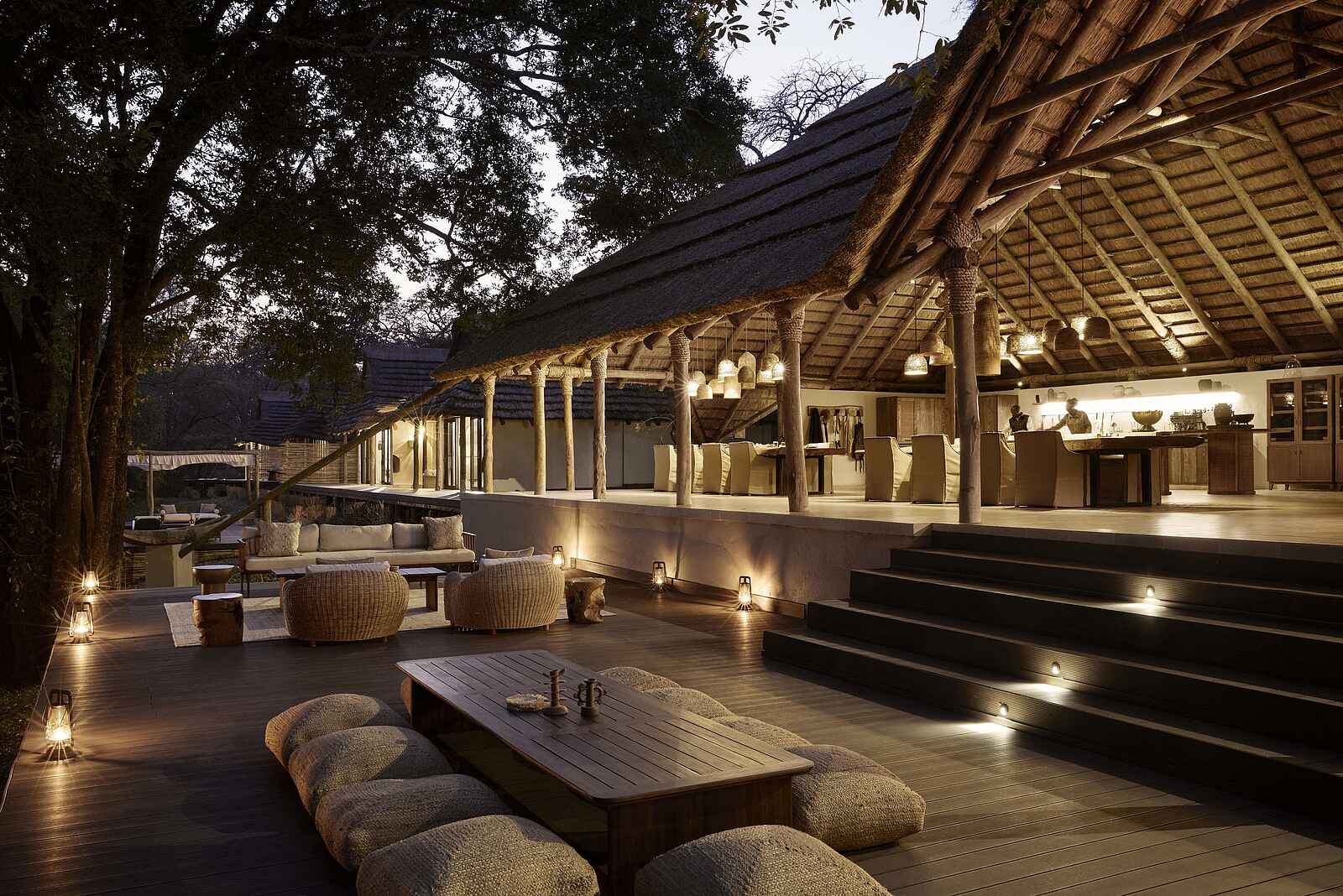 Lolelunga Private Reserve Lodge: Abendstimmung Lolelunga Private Reserve Lodge: Abendstimmung