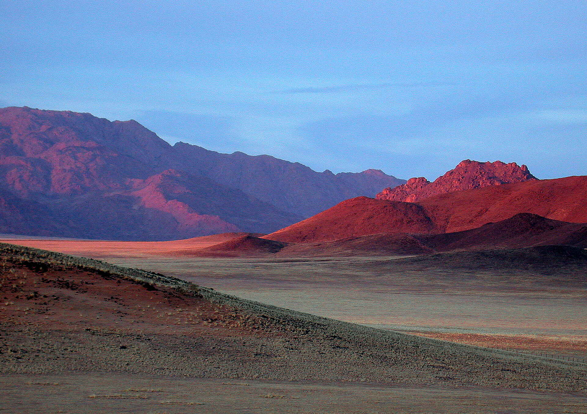 Namib Rand Nature Reserve: Abendlicht Namib Rand Nature Reserve: Abendlicht